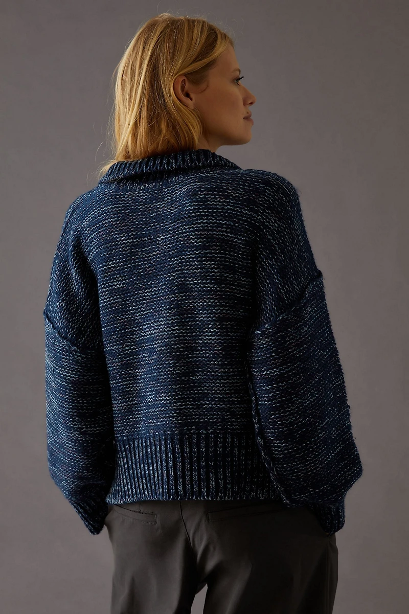 Pilcro Marled Henley Sweater