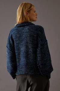 Pilcro Marled Henley Sweater