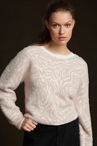 Pilcro Animal Eyelash Sweater