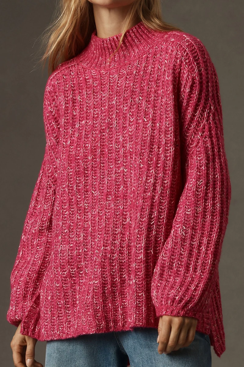 Pilcro Textured Tunic Sweater