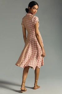 Pilcro Twist-Front Shirt Dress