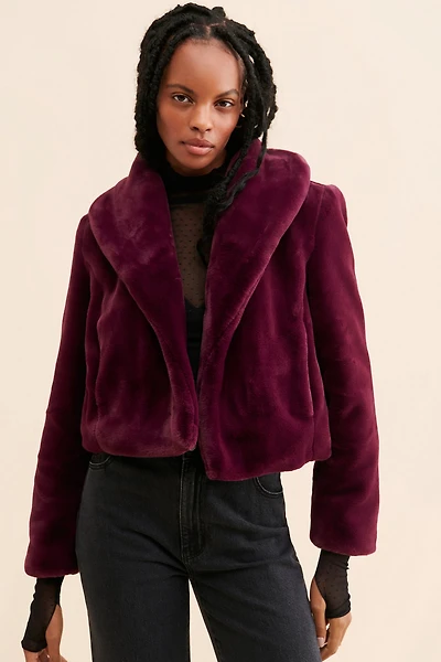 [BLANKNYC] Dry Martini Faux Fur Jacket