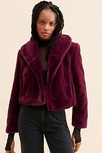 [BLANKNYC] Dry Martini Faux Fur Jacket