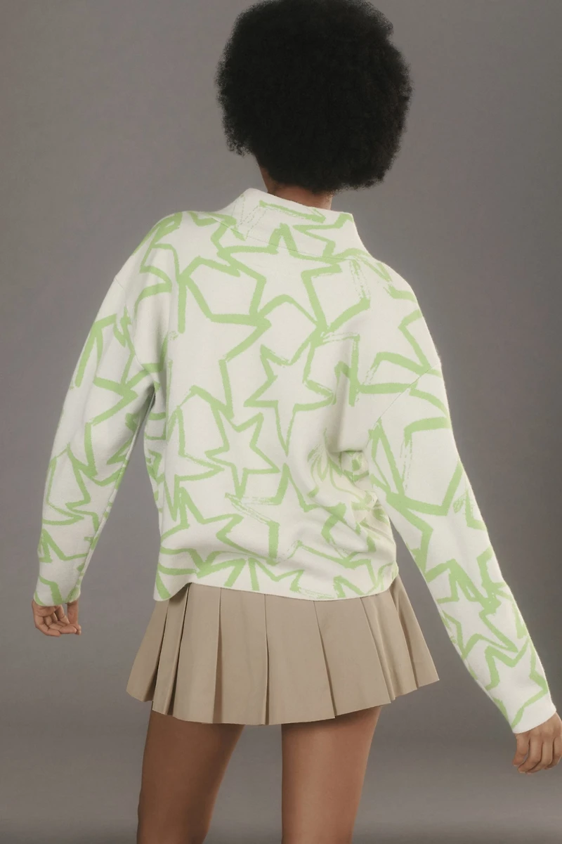 Maeve Carys Mock Neck Sweater