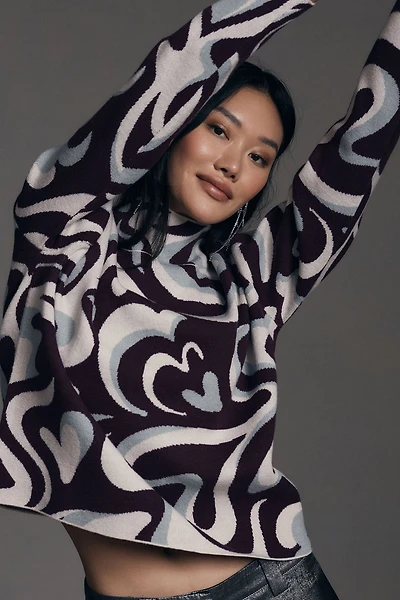 Maeve Carys Mock Neck Sweater