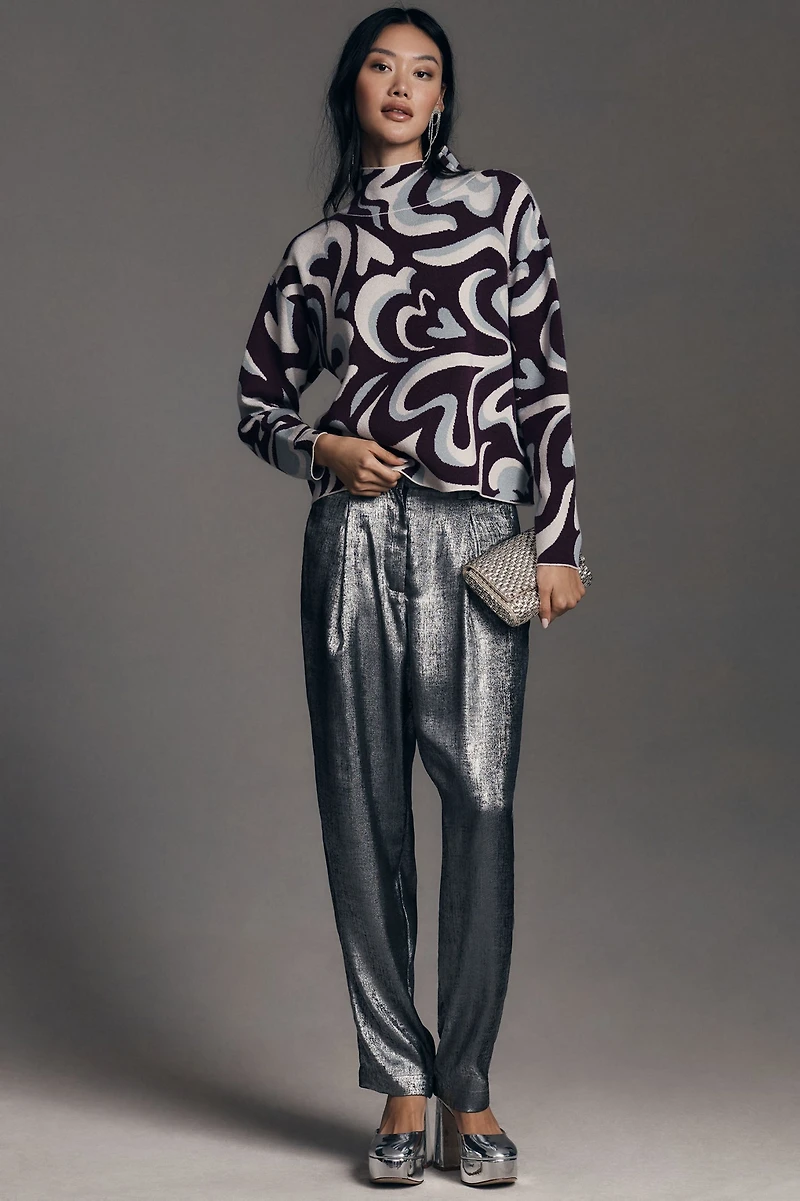 Maeve Carys Mock Neck Sweater
