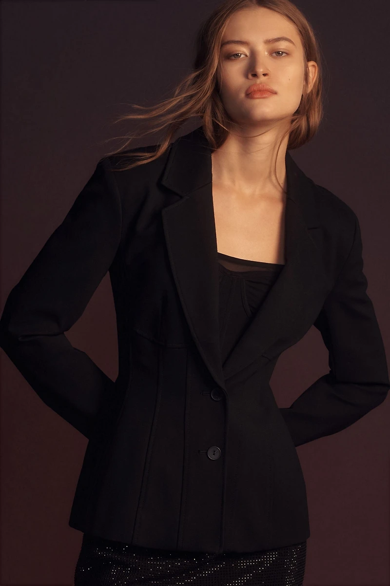 Corset Seamed Blazer