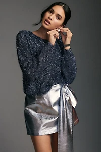 Eyelash Pullover Sweater