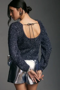 Eyelash Pullover Sweater