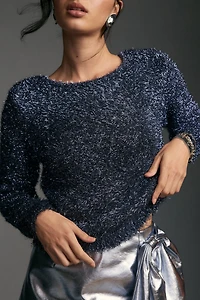 Eyelash Pullover Sweater