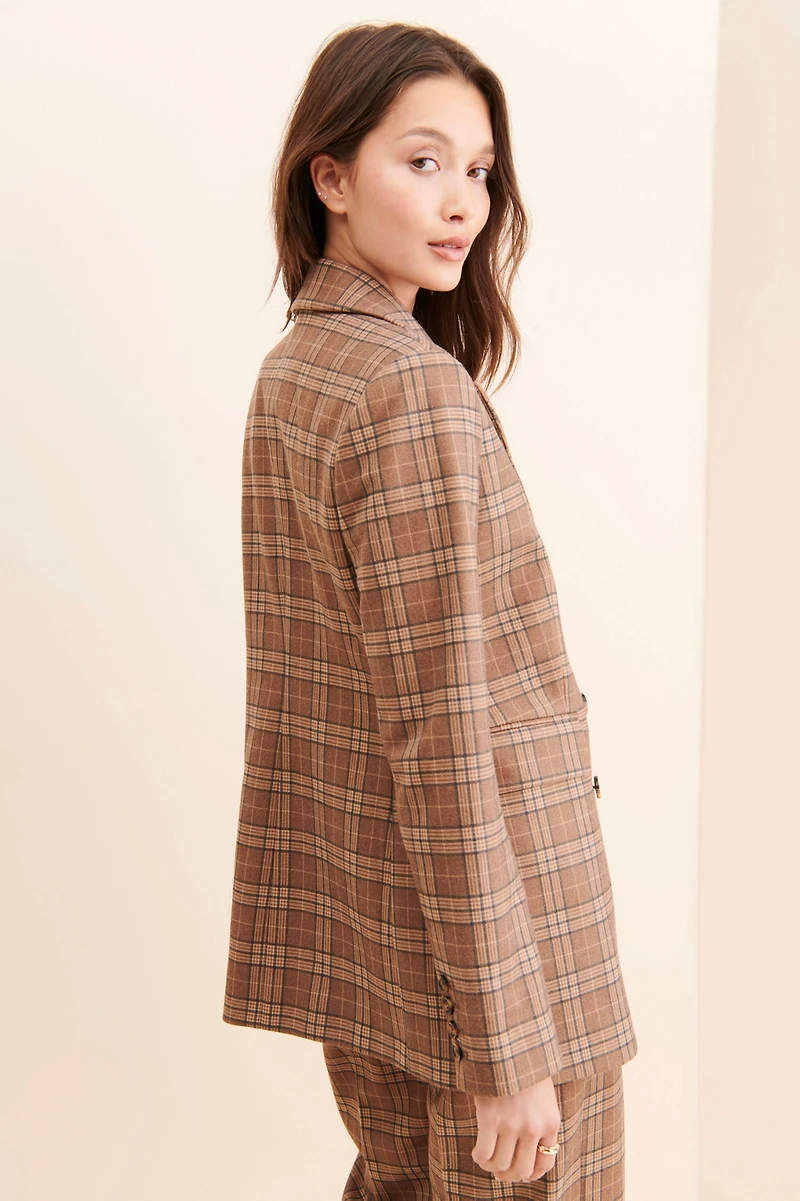 Nuuly x Favorite Daughter Phoebe Plaid Blazer