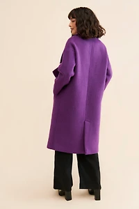 Line + Dot Ginger Long Overcoat