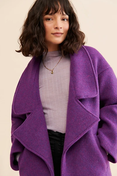 Line + Dot Ginger Long Overcoat