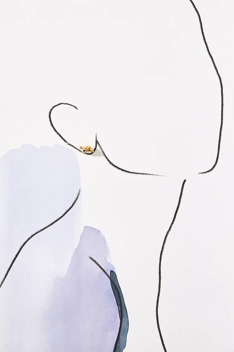 Pajarolimon Mini Twist Post Earrings