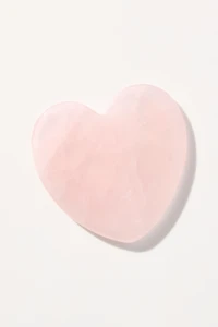 Rose Quartz Heart Gua Sha