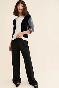 Floor Colorblock Motif Sweater