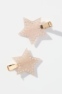 Star Crease-Free Hair Clips, Set of 2 