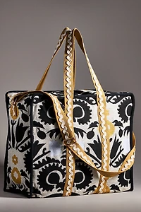 Jacquard Weekender Tote