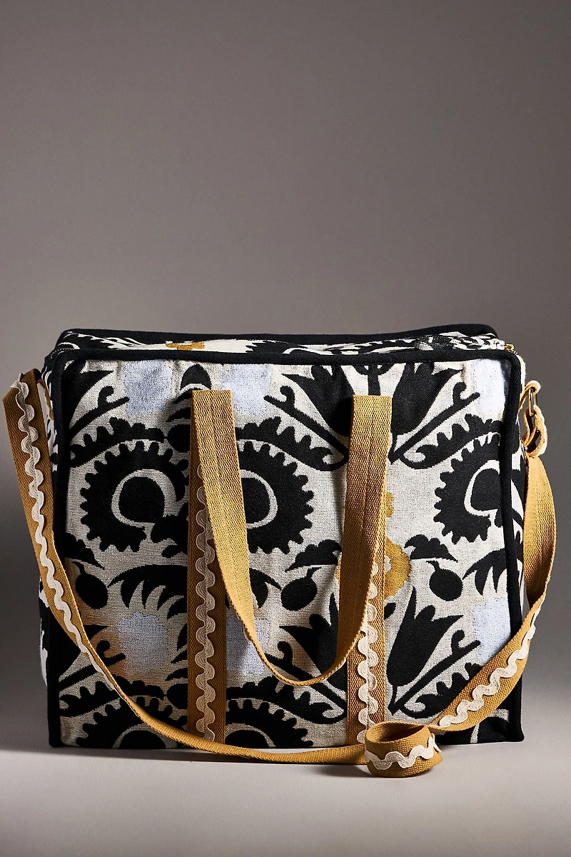 Jacquard Weekender Tote