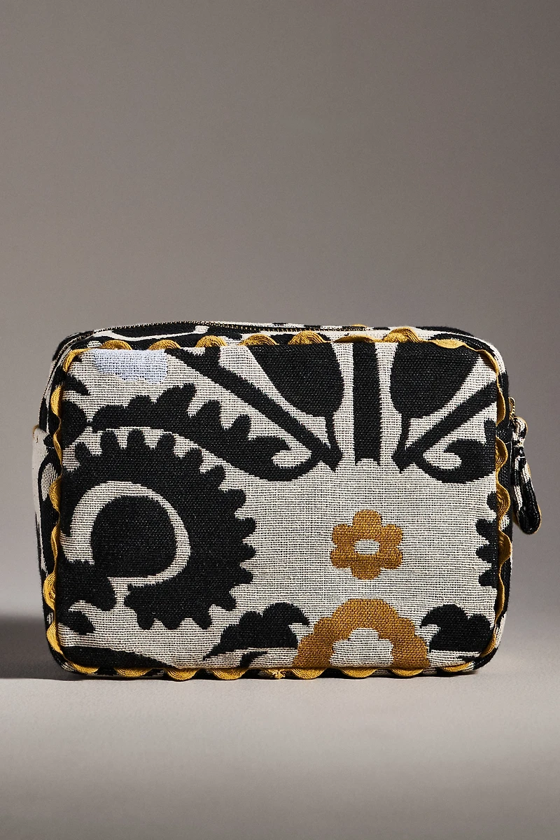Jacquard Cosmetic Bag