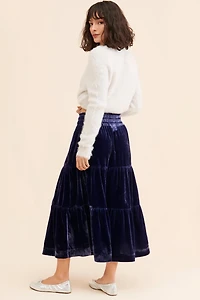 Somerset Velvet Maxi Skirt