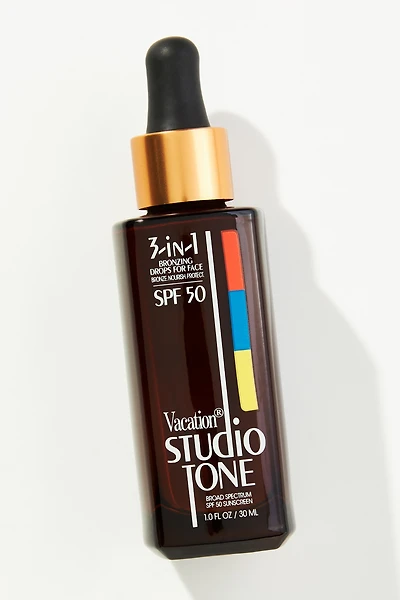 Vacation® Studio Tone SPF 50 Bronzing Drops for Face