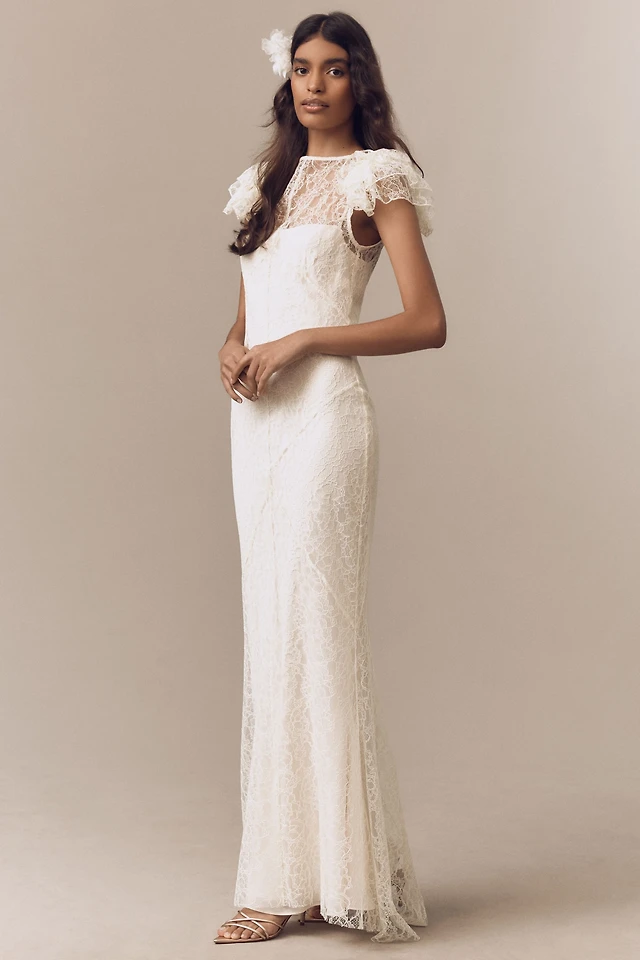 de la vali diara long-sleeve scarf-neck maxi dress Diara Long-Sleeve Scarf-Neck Maxi Dress by De La Vali