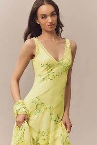 De La Vali Mistica Silk Midi Dress