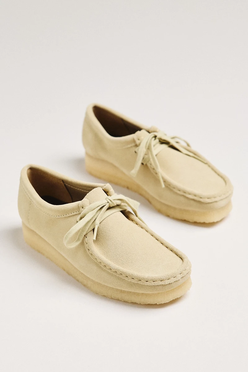 Clarks Wallabee Suede Slip-On Shoes