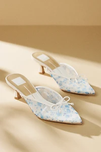 Dolce Vita Cleo Printed Mesh Mule Heels