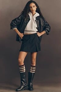 Damson Madder Argyle Knee-High Socks