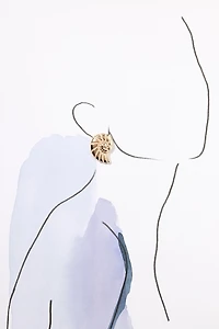 Pearl Shell Post Earrings