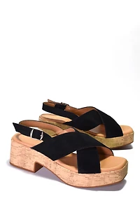 Cordani Malin Cork-Bottom Heels