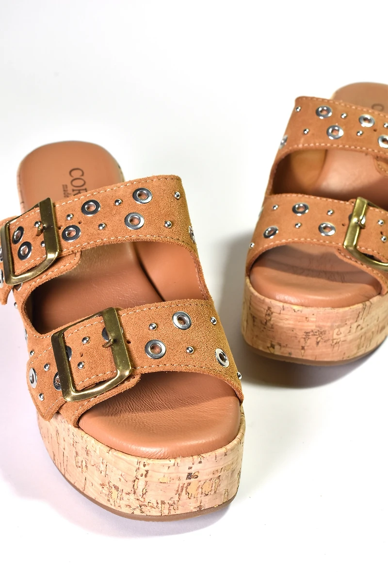 Cordani Jayne Cork-Bottom Heels