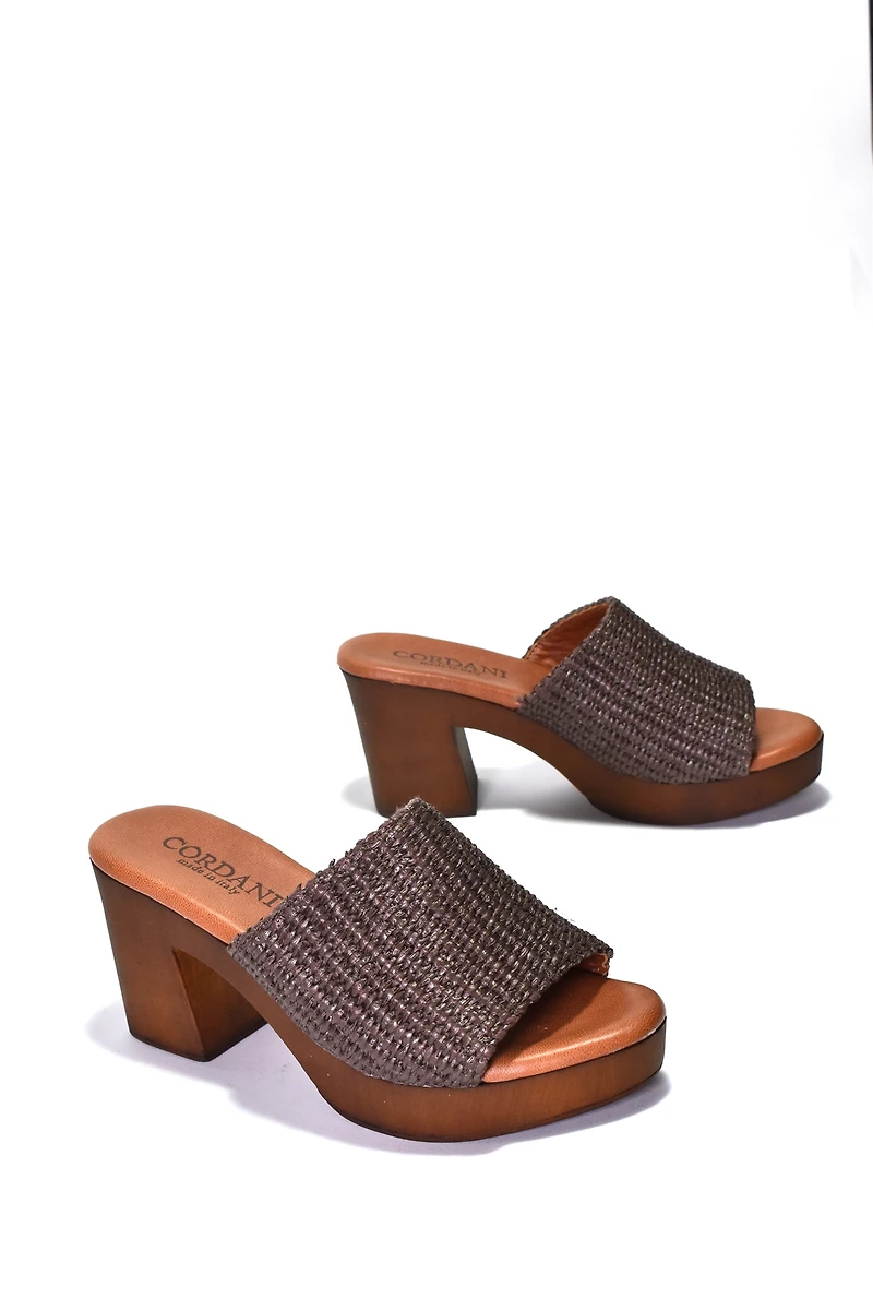Cordani Waylin Wood-Bottom Heels