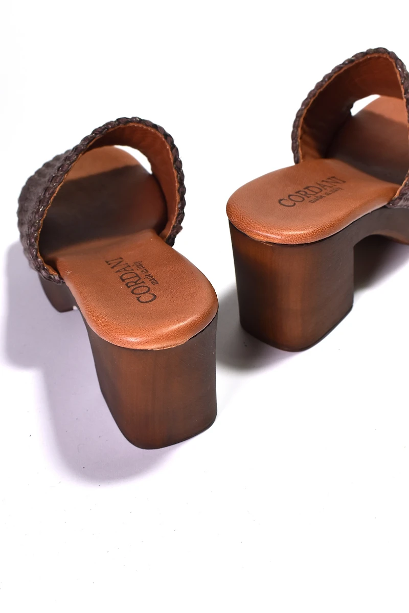 Cordani Waylin Wood-Bottom Heels