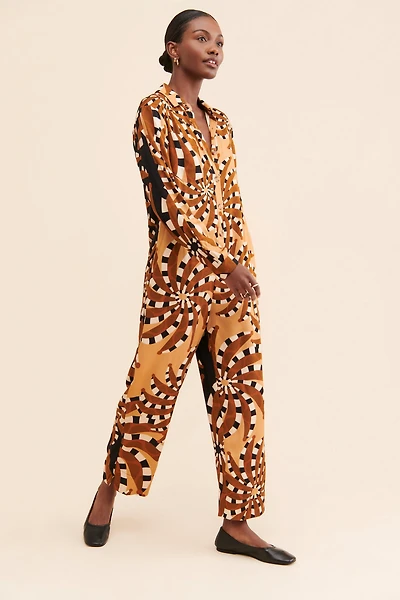 FARM Rio Mixed Banana Jumpsuit