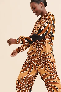 FARM Rio Mixed Banana Jumpsuit