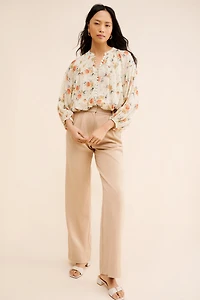 Dress Forum Floral Buttoned Blouse