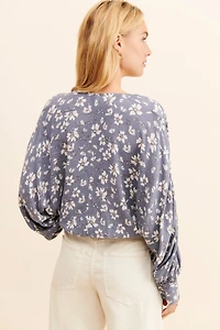 Dress Forum Floral Surplice Top