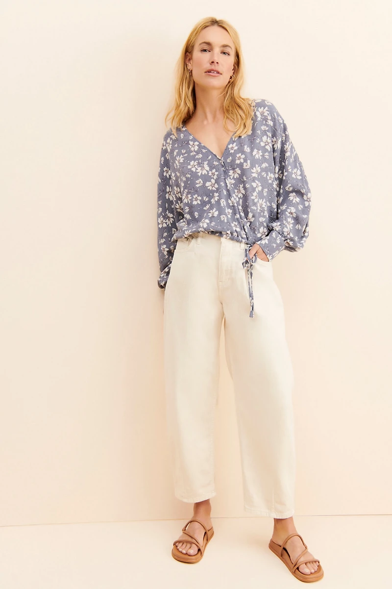 Dress Forum Floral Surplice Top