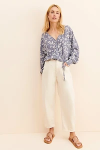 Dress Forum Floral Surplice Top