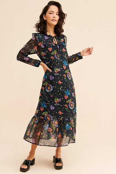 Emily Lovelock Star Gazing Midi Dress