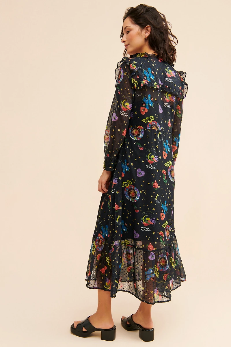 Emily Lovelock Star Gazing Midi Dress