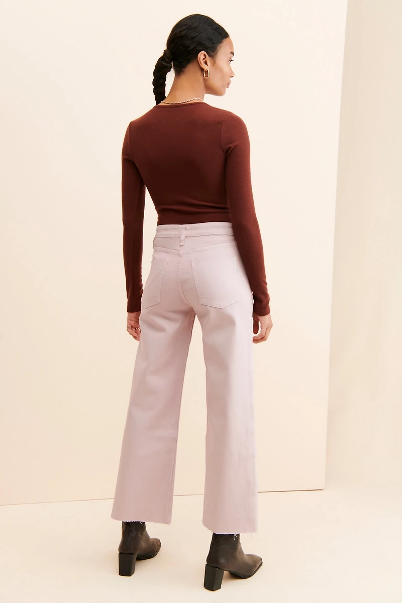 Hudson Rosie Wide Leg Jeans