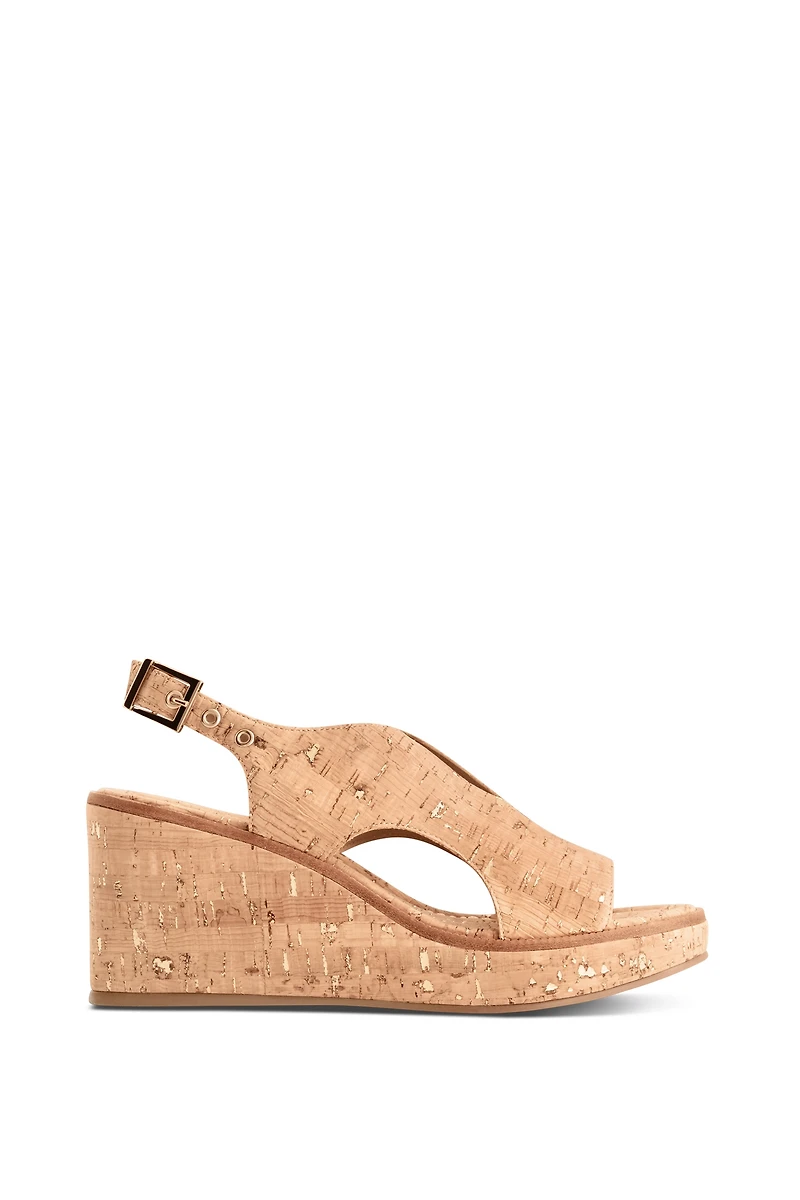 Bernardo Kuarta Cork-Bottom Heels