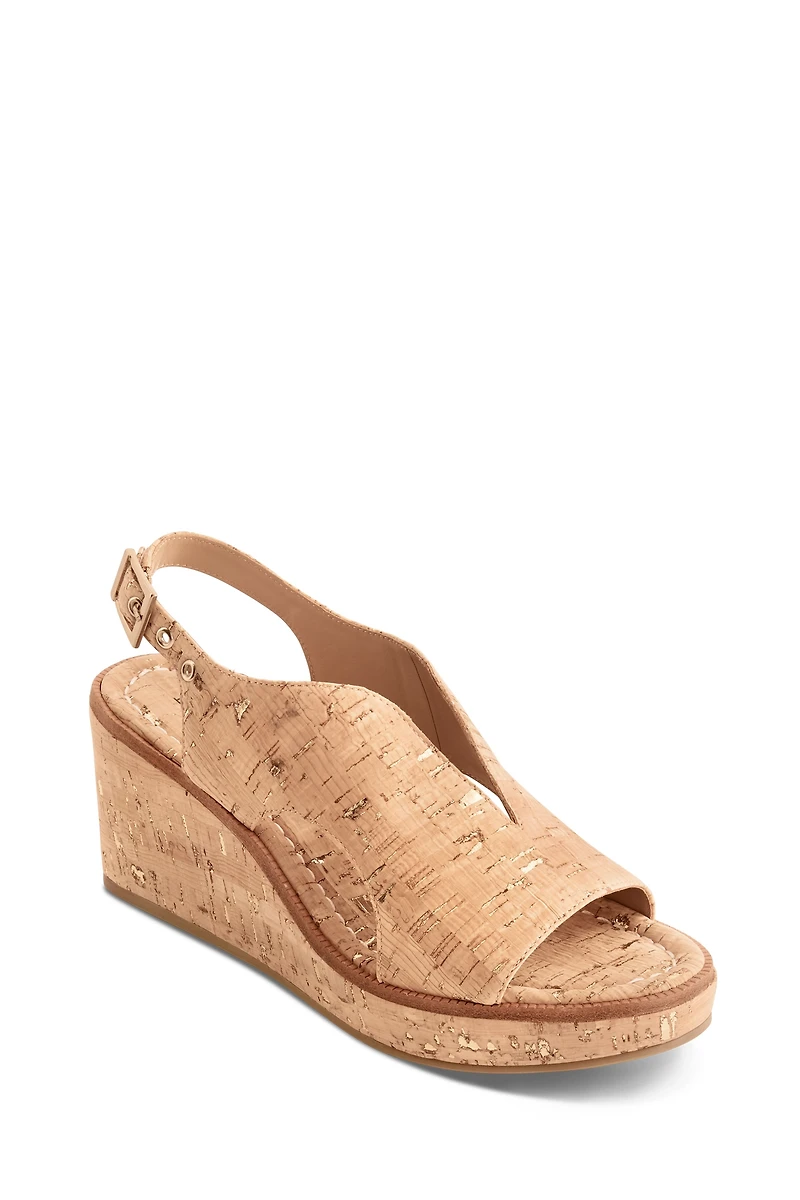 Bernardo Kuarta Cork-Bottom Heels