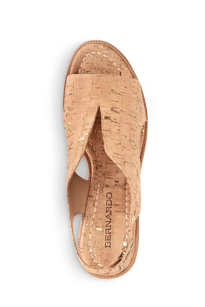 Bernardo Kuarta Cork-Bottom Heels