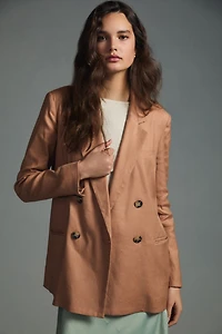 Maeve Oversized Double-Breasted Blazer