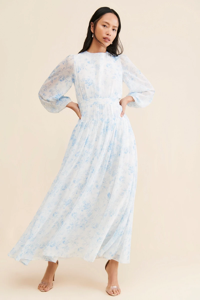 LDT Open Back Goddess Gown